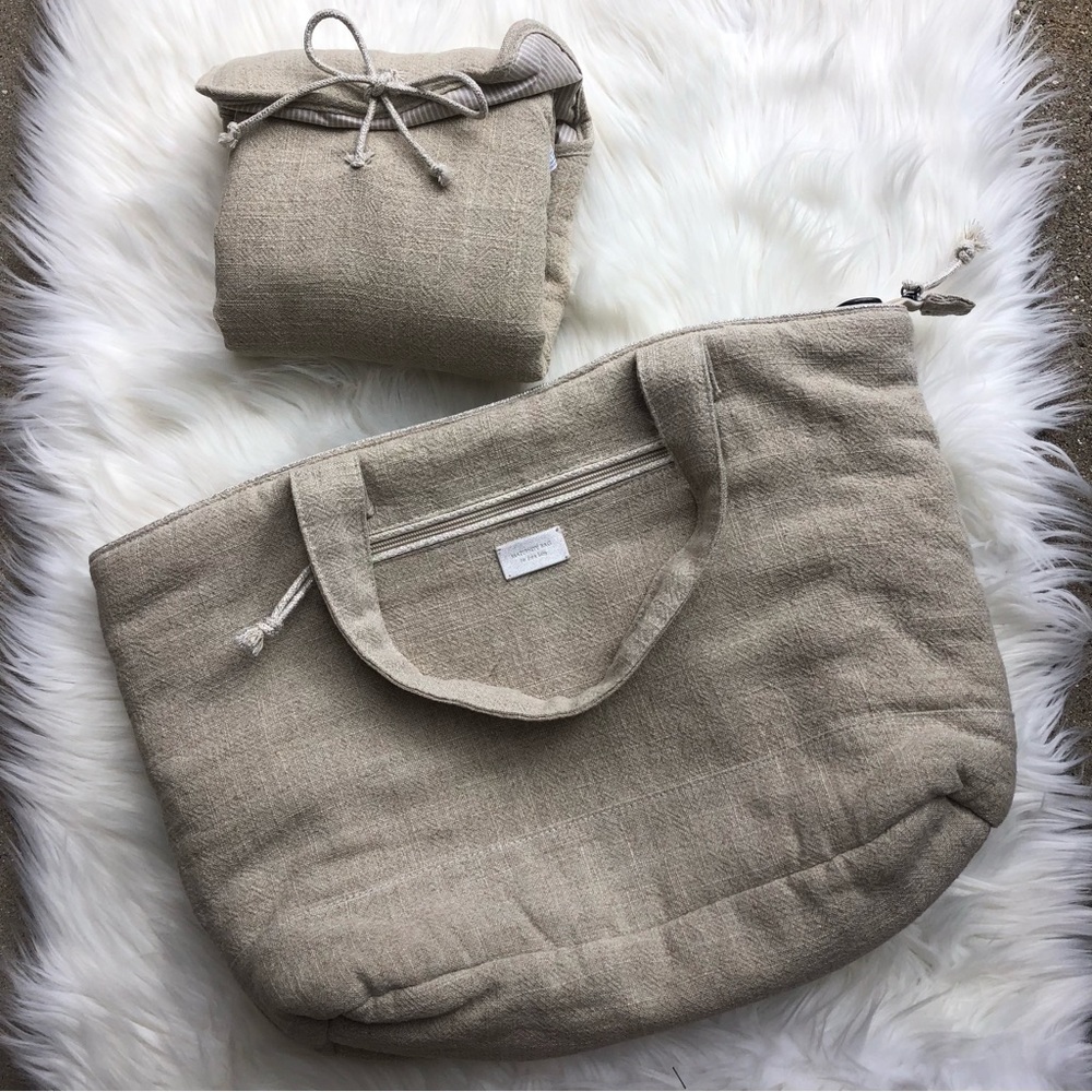 Zara Minimalist Diaper Bag w/Changing Pad